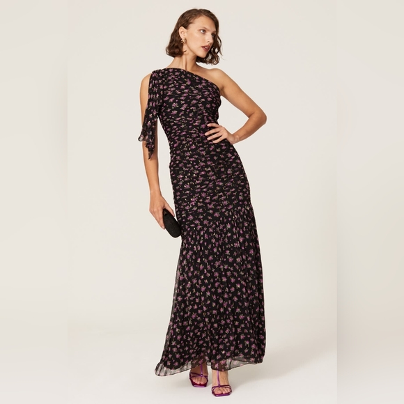 Shoshanna Vivine Tossed Rose Gown - Picture 1 of 10